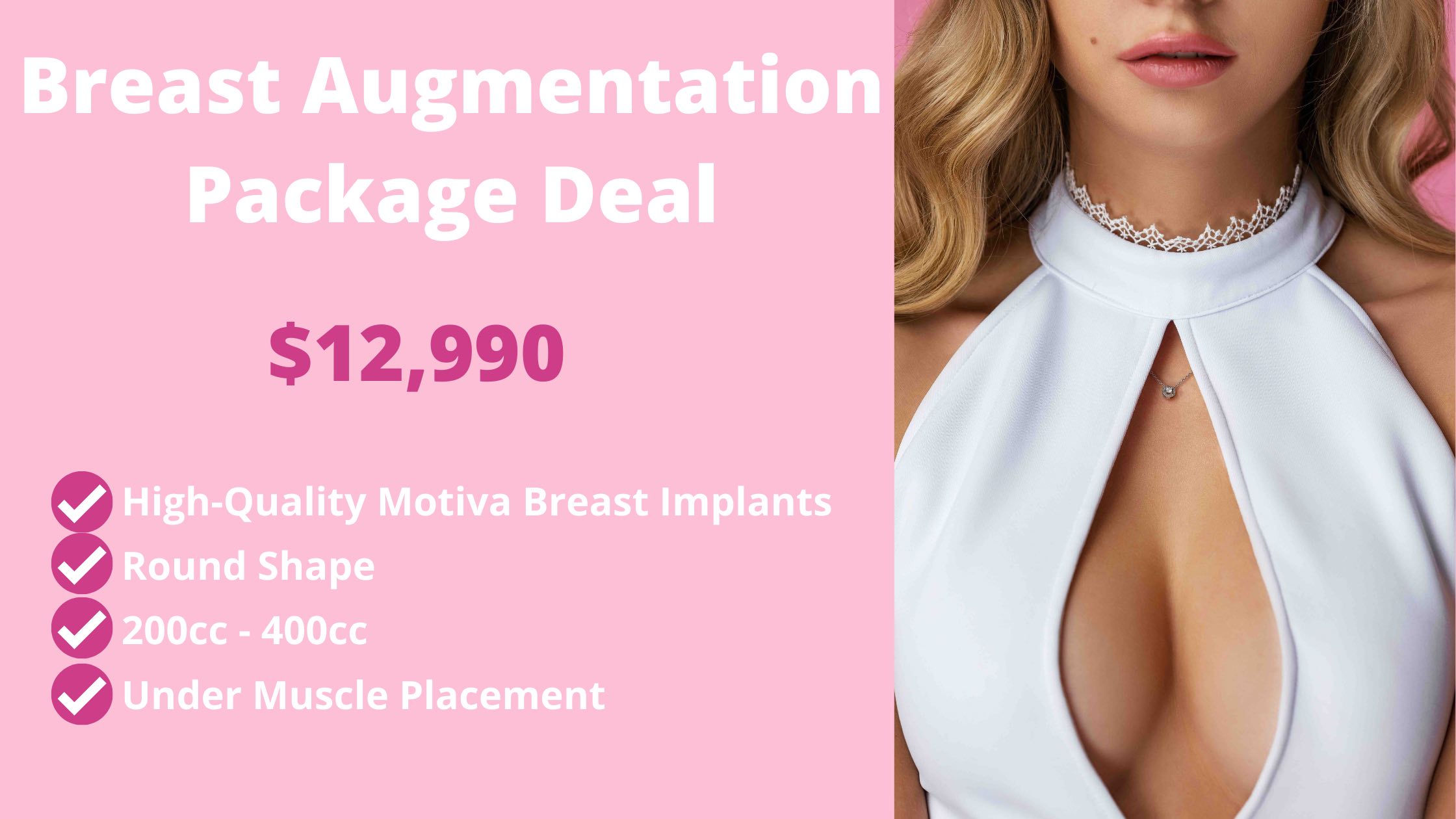 breast augmentation package deal boob job special